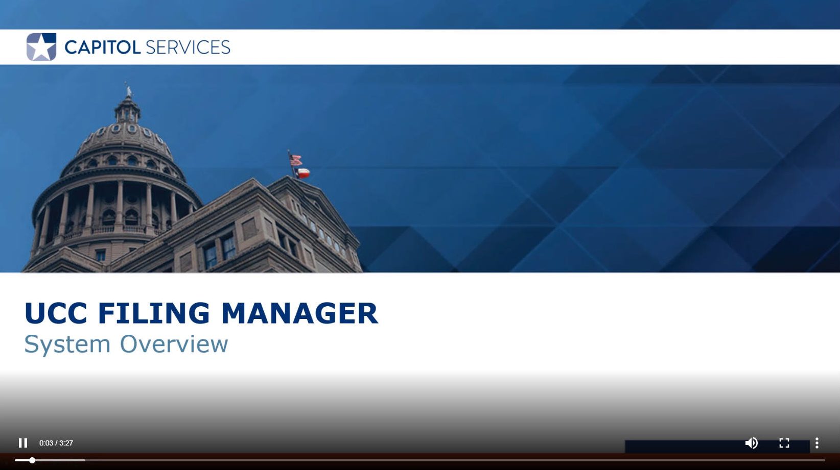 UCC Filing Manager Video